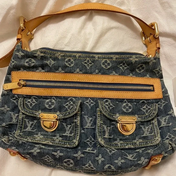 Louis Vuitton Monogram Denim Baggy - Picture 1 of 12